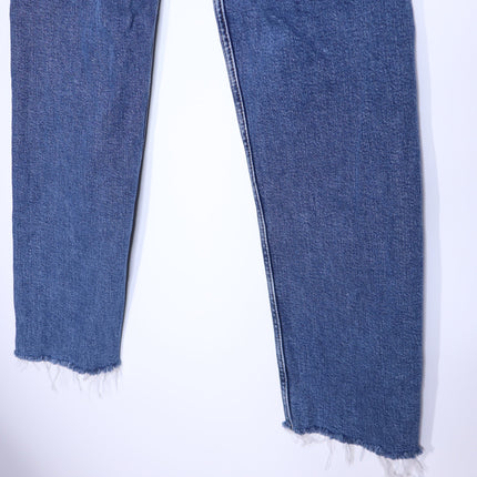 RE/DONE Comfort Stretch High Rise Jeans Stove Pipe Mid 70s Blue Women's 25