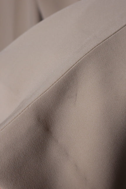 ST. JOHN Belted Wide Leg Trouser Beige High Waist Dress Pant Casual Women's 4