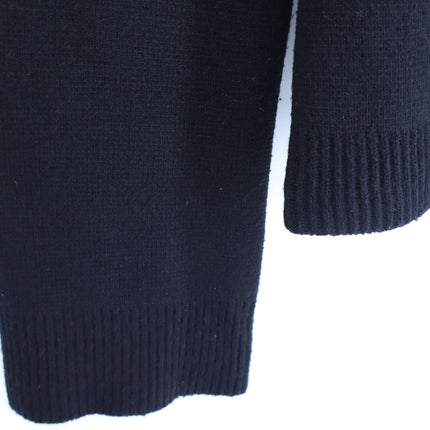 Jenni Kayne Cooper Cardigan Black Wool Cashmere Wide Long Sleeve Women's M