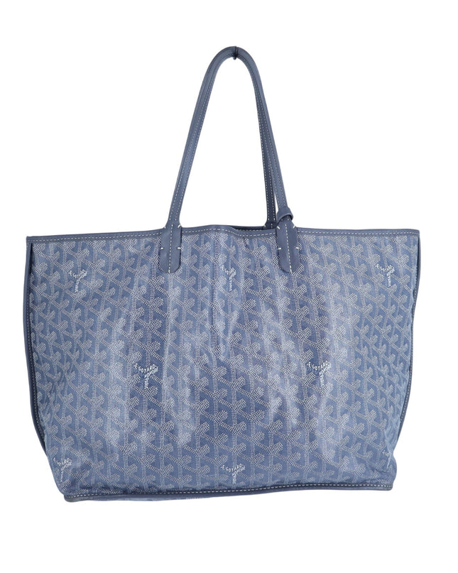 GOYARD Anjoy Reversible PM Tote Bag Gray Coated Canvas with Removable Pouch