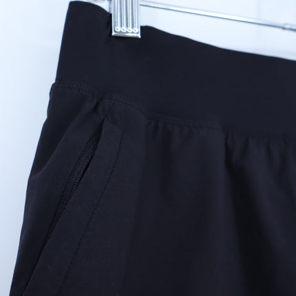 Alo Yoga Stride Shorts Black Anthracite Linerless Pull On Active Women's S