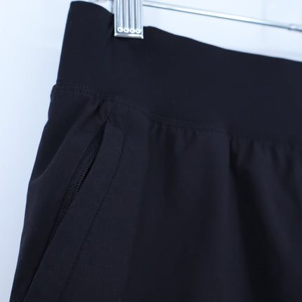 Alo Yoga Stride Shorts Black Anthracite Linerless Pull On Active Women's S