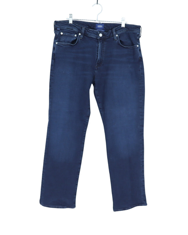 Citizens of Humanity The Elijah Jeans Dark Wash Blue Straight Leg Men's 35