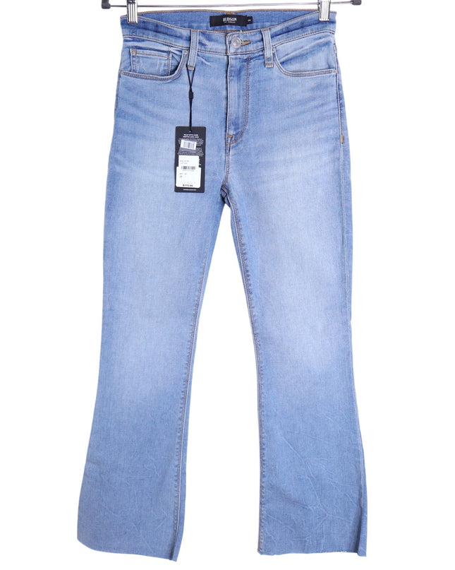 HUDSON NWT Barbara Crop Jeans Boot Cut Lightless Blue Wash High Rise Women's 26