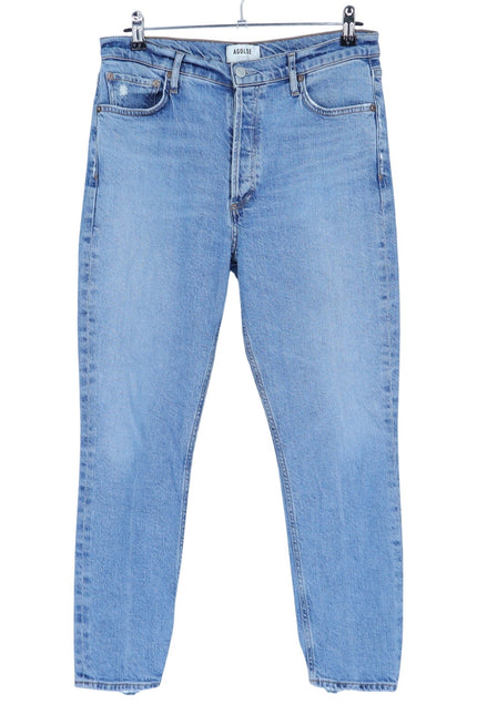 AGOLDE Nico High Rise Slim Jeans Chronicle Blue Light Wash Ankle Cut Women's 29