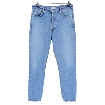 AGOLDE Nico High Rise Slim Jeans Chronicle Blue Light Wash Ankle Cut Women's 29
