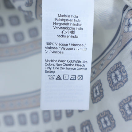 J. Crew Jules Classic Fit Shirt Ivory Foulard Print NWT Button Up Women's 00