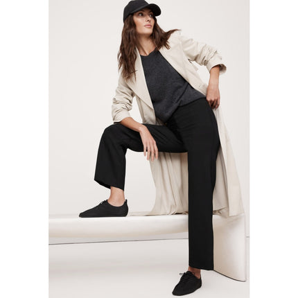 Banana Republic Fitted Everywhere Pant Black NWT Ponte Ankle Pull On Women's XS