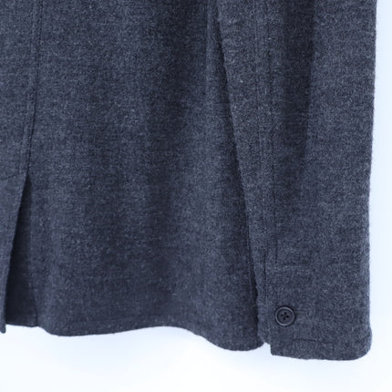 Hartford Jay Double-Faced Wool Jacket Gray Button Front Long Sleeve Men's L