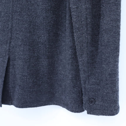 Hartford Jay Double-Faced Wool Jacket Gray Button Front Long Sleeve Men's L