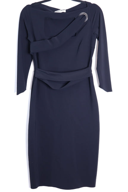 CHIARA BONI La Petite Robe Strap Dress Black Knee Length Women's 44/US 8