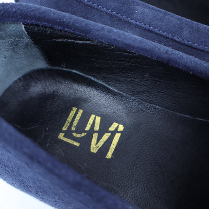 FOREVER & ALWAYS Milly Suede Loafer Navy Tassled Slip On Women's 36/US 5.5