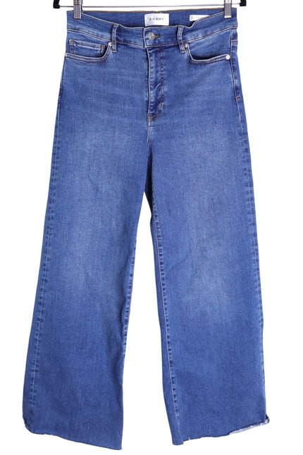 FRAME Le Pixie Slim Palazzo Jeans Blue Mermaid High Rise Women's 30