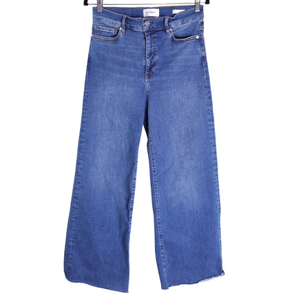 FRAME Le Pixie Slim Palazzo Jeans Blue Mermaid High Rise Women's 30