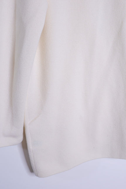 J.CREW Cecile Relaxed Sweater Blazer Ivory One Button Long Sleeve Women's S