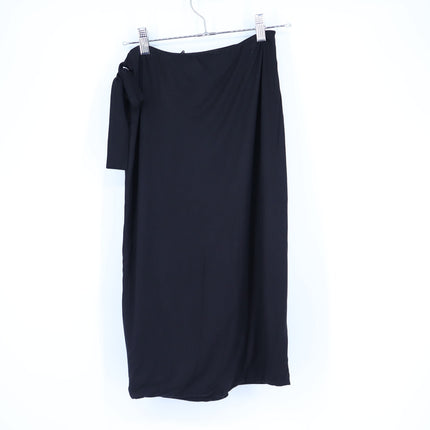 House of Harlow 1960 x Revolve Midi Wrap Skirt Black NWT Side Tie Women's XS