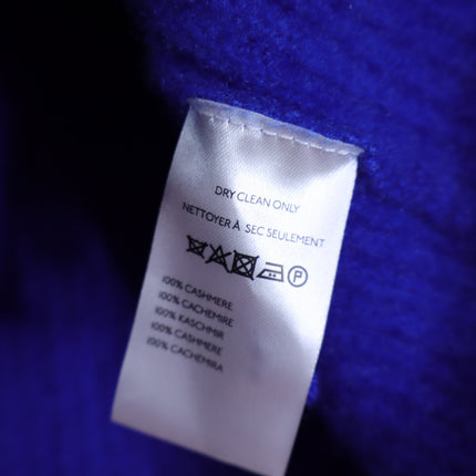 BY ANTHROPOLOGIE Oversized Ribbed Cashmere Sweater Vest Dark Blue Women's XS