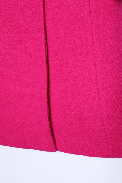 J. CREW NWT Warwick Italian Wool Blend Stadium Cloth Topcoat Pink Women's 00