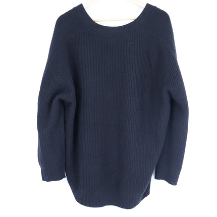 JENNI KAYNE 100% Cashmere Cocoon Cardigan Black Long Sleeve Women's M