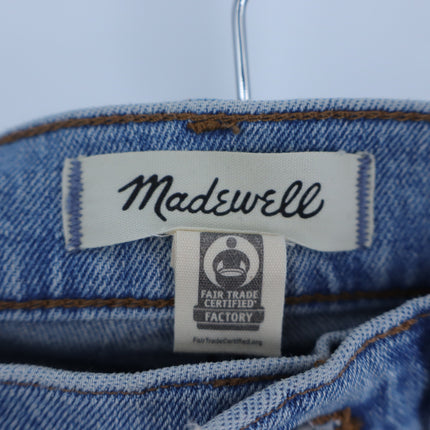 Madewell Perfect Vintage Jeans Blue NWT Altoona Wash Wide Leg Crop Women's 25