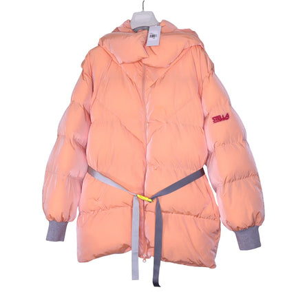 STELLA McCARTNEY NEW Kayla Quilted Down Puffer Jacket Orange Women's 50/16