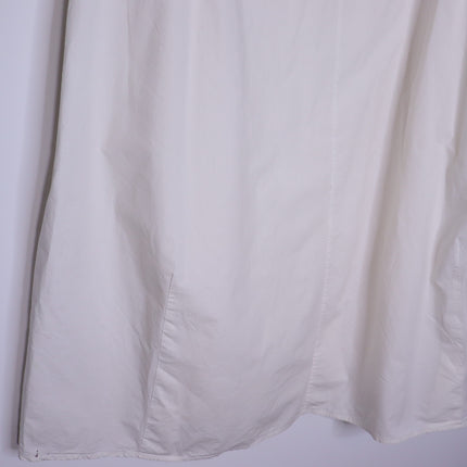 CHEZ VIDALENC Oversized Balloon Shift Dress White Sleeveless Women's 3/ US 6-8