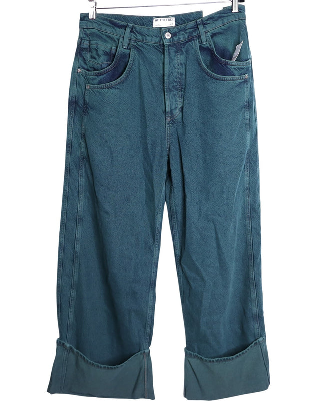 WE THE FREE NWT Luke Green Final Countdown Cuffed Wide Leg Jeans Women's 29