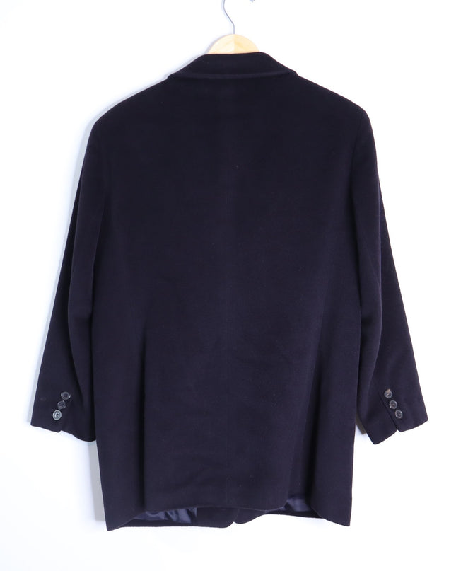 BOGNER Wool Blend Blazer Jacket Black Single Breasted Long Sleeve Women's 14