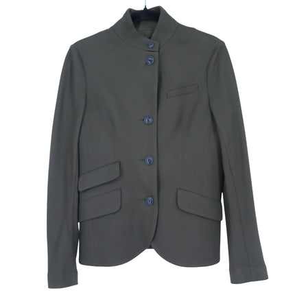 Rag & Bone Slade Wool Blazer Army Green Tailored Long Sleeve 4-Pocket Women's 6