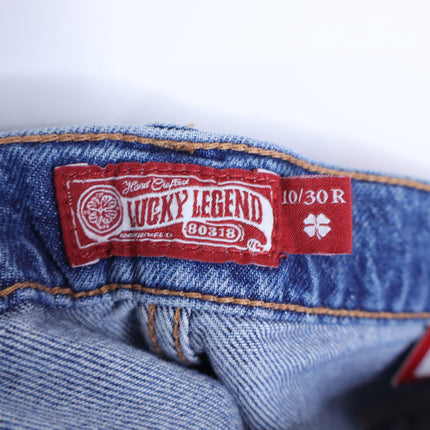 LUCKY NWT Legend Mid Rise Boy Jeans Blue Medium Wash Straight Leg Women's 10