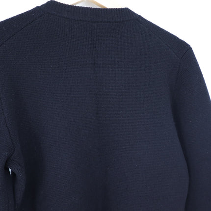 Jenni Kayne Cooper Cardigan Black Wool Cashmere Wide Long Sleeve Women's M