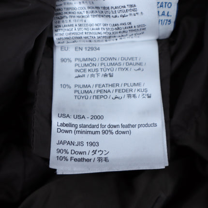 Moncler Alchemille Giubbotto Down Puffer Coat Brown Double Breasted Women's 2/M