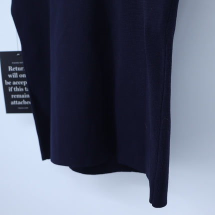 Tuckernuck Ric Rac Compression Tank Navy NWT Scalloped Knit Tank Top Women's L