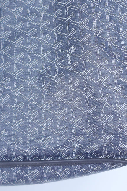 GOYARD Saint Louis GM Tote Bag Gray Coated Canvas with Removable Pouch
