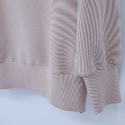 Varley Milton Pullover Sweatshirt Mushroom Beige Oversized Ottoman Women's S