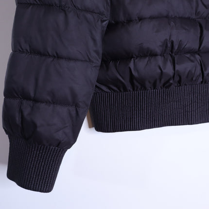 Soia & Kyo Tiphanie Hooded Bomber Jacket Black Puffer Long Sleeve Women's L