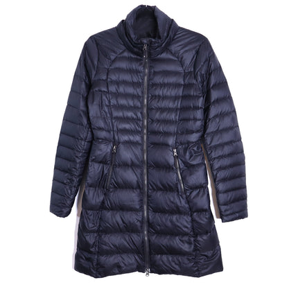 LULULEMON Brave The Cold Goose Down Jacket Black Knee Length Women's 4