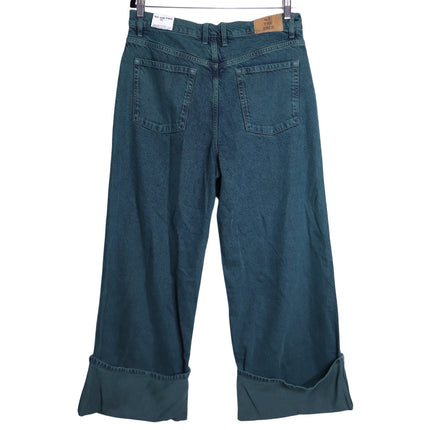 WE THE FREE NWT Luke Green Final Countdown Cuffed Wide Leg Jeans Women's 29