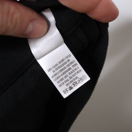 ST JOHN High Rise Tapered Trousers NWT Black Zipped Pocket Ponte Knit Women's 12