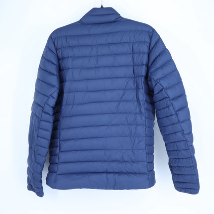 Patagonia Down Sweater Jacket Navy Blue Puffer 800 Fill Long Sleeve Men's S