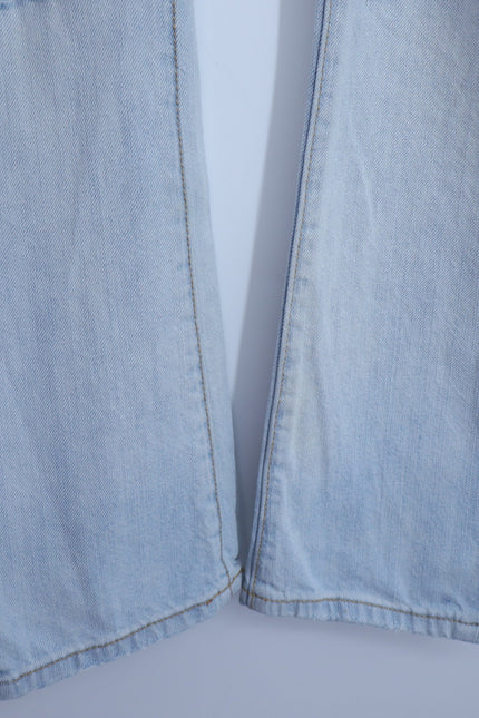 ONE TEASPOON Shabbies Drawstring Jean Blue Hustler Distressed Boyfriend Womens M