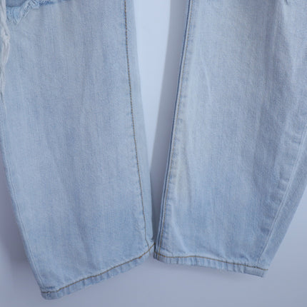 ONE TEASPOON Shabbies Drawstring Jean Blue Hustler Distressed Boyfriend Womens M