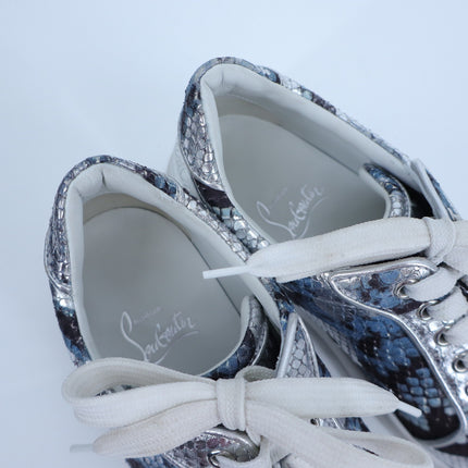 CHRISTIAN LOUBOUTIN Fun Vieira Orlato Sneaker Amazonia Silver Women's 36/US 6