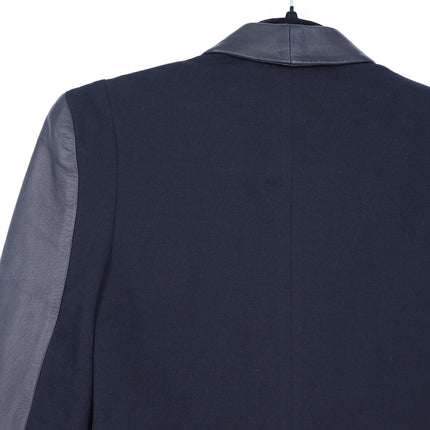 Rebecca Minkoff Beckly Open Blazer Black Lamb Leather Long Sleeve Women's XS