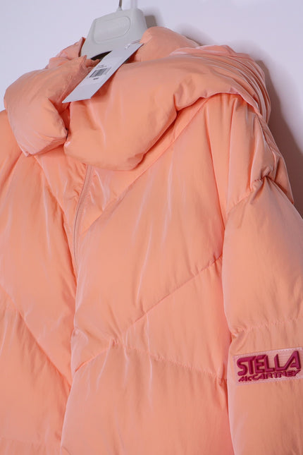 STELLA McCARTNEY NEW Kayla Quilted Down Puffer Jacket Orange Women's 50/16