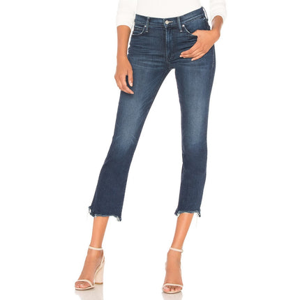 Mother Blue Rascal Ankle Chew Jeans Blue Tongue And Chic Mid Rise Women's 24