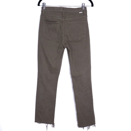 MOTHER Rascal Ankle Step Fray Jeans Capers High Waisted 5 Button Women's 27