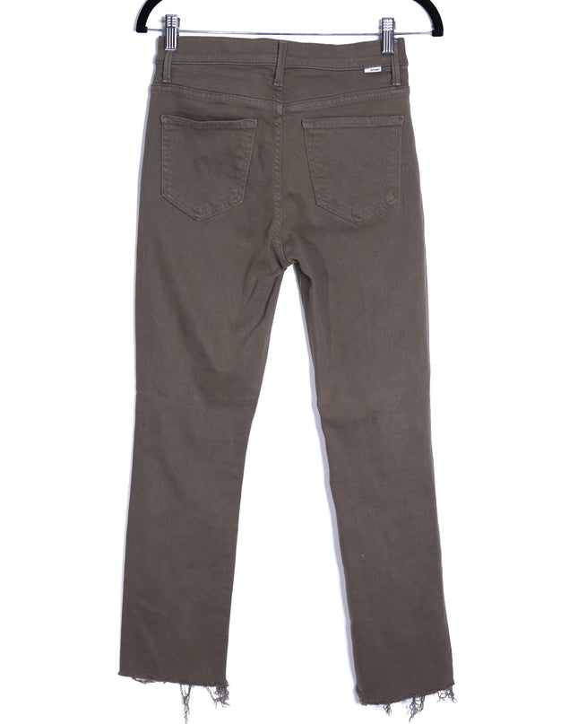 MOTHER Rascal Ankle Step Fray Jeans Capers High Waisted 5 Button Women's 27