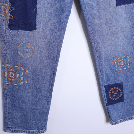 LUCKY NWT Legend Mid Rise Boy Jeans Blue Medium Wash Straight Leg Women's 10