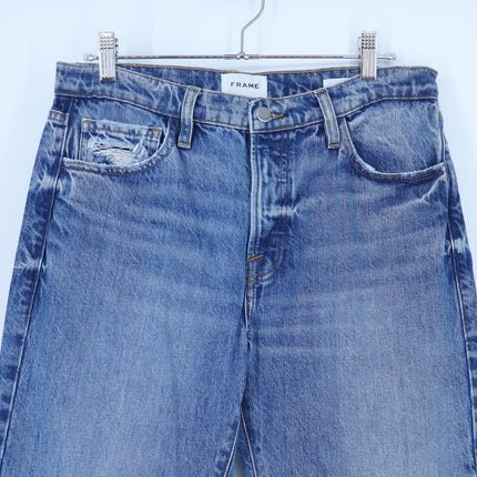 FRAME Le Slouch Jeans Creation Blue Medium Wash Mid Rise Women's 26